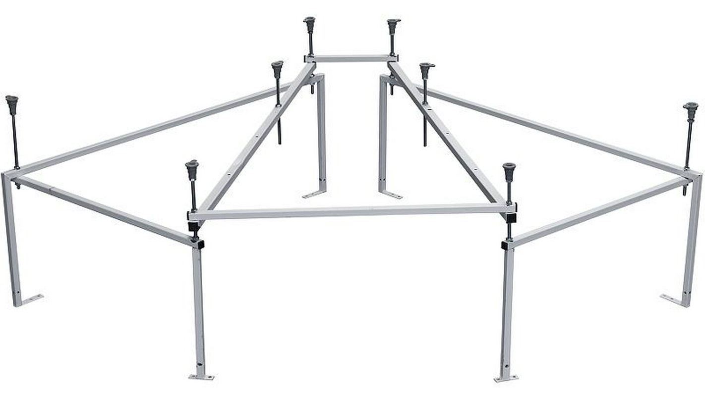 Монтажный набор для акриловой ванны BALI /150x150/ (слив-перелив полуавтомат в компл) ZZ