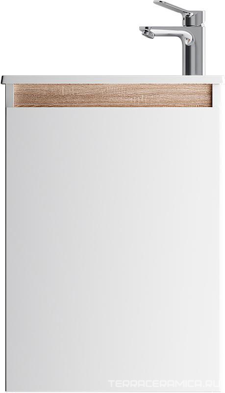 Тумба подвесная X-Joy, 45 см, ЛЕВАЯ, БЕЗ РАКОВИНЫ, 42.5x24.8x58 см, цв. белый глянец, ZZ