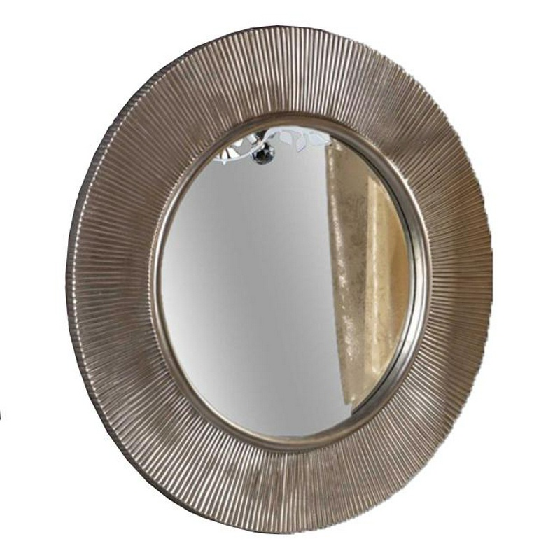 Зеркало SHINE серебро d82 KL