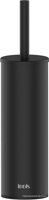 Ерш Optima Home напольный, 8.4x8.4x34 см, цв. черный матовый, ZZ