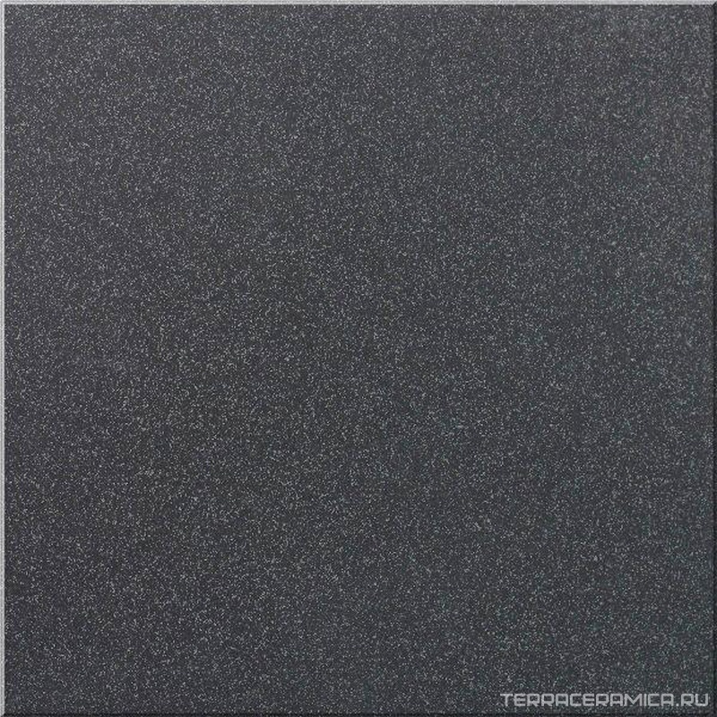 Грес Уральский U111 черный соль-перец матовый 30x30