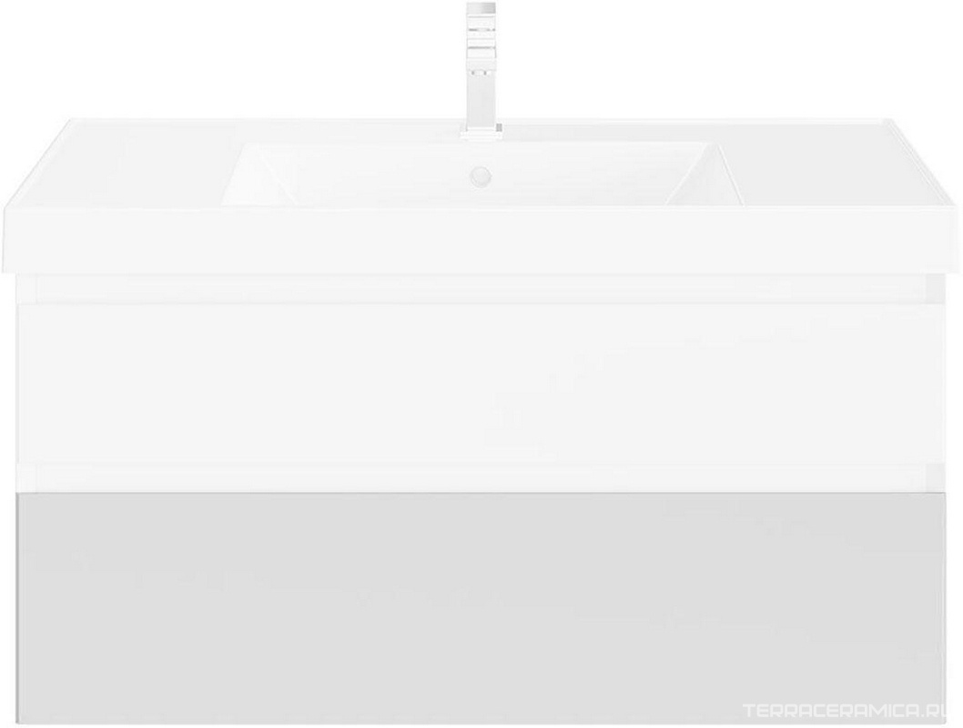 Фасад для нижнего ящика для тумбы CUB.100.2\WHT.M (ЗАП,ЧАСТЬ) ZZ