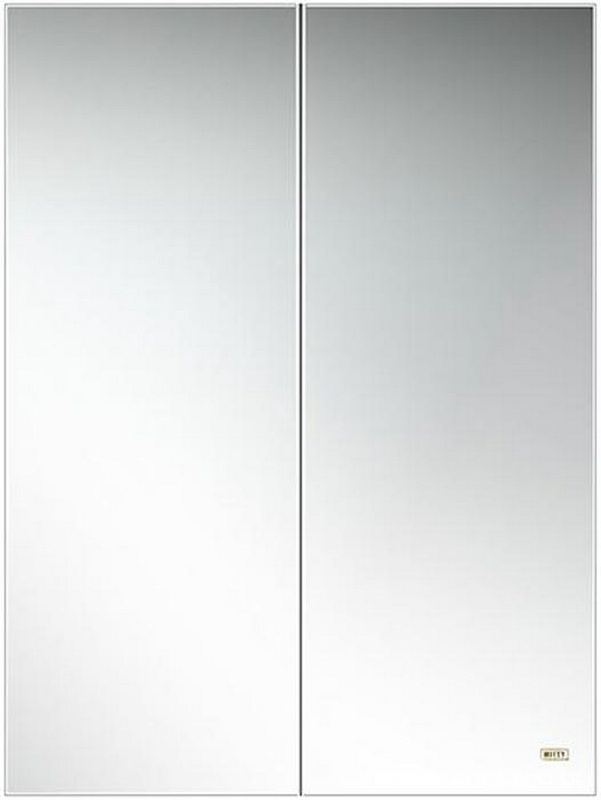 Зеркало-шкаф Misty Балтика 60x12x80 см, дверцы с доводчиками, цв. белый, ZZ