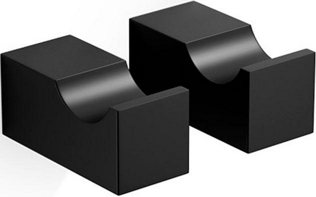 Крючки 2шт., (цв.черный матовый), Corner ZZ
