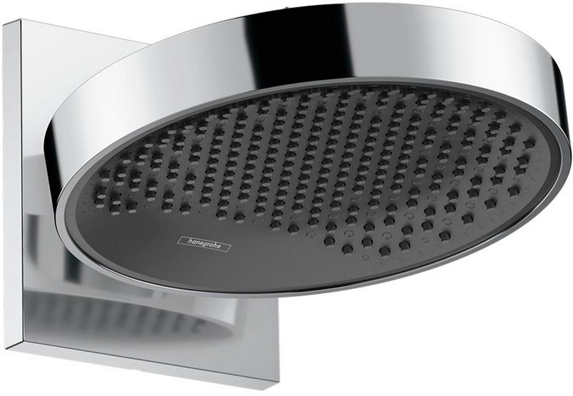 Верхний душ d250мм, 1 тип струи, с настенным держателем, (цв.хром), HG Rainfinity 250 1jet ZZ
