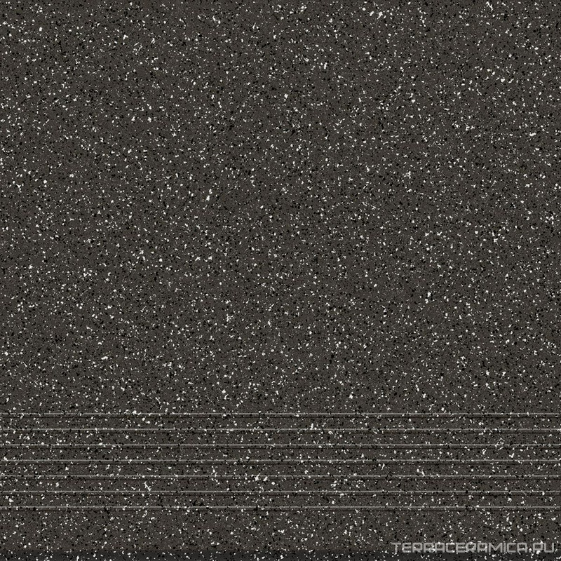 Глаз. керамогранит Milton 300 ступень темно-серый 29,8x29,8