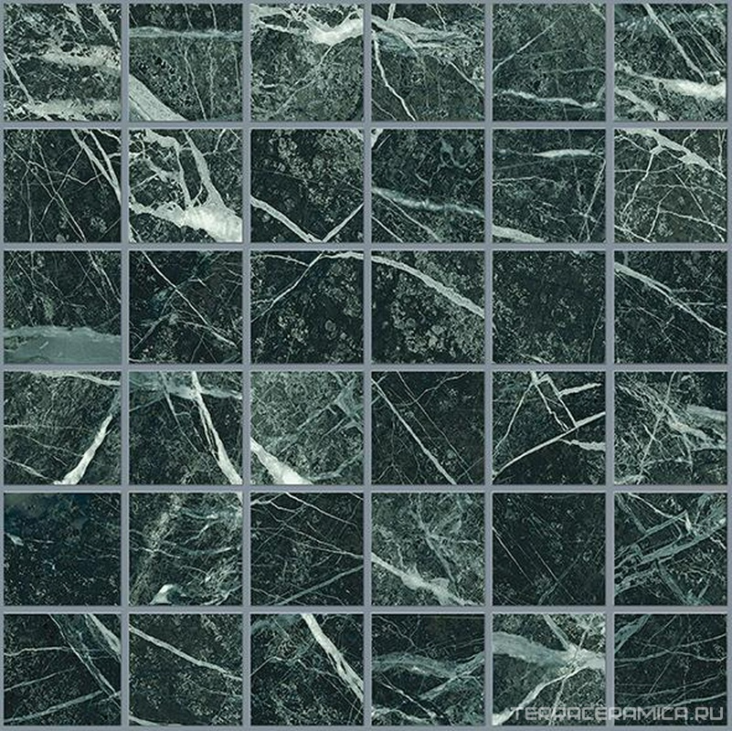 Mosaico Verde Saint Denis Lappato ZZ 30x30