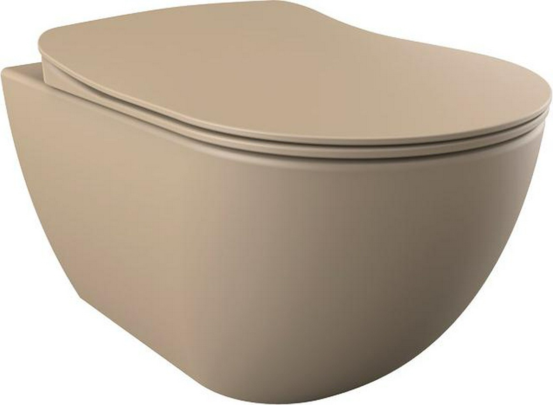 Унитаз подвесной CAPPUCINO FE320.F0100, без крышки KC0903.01.0800E, ZZ