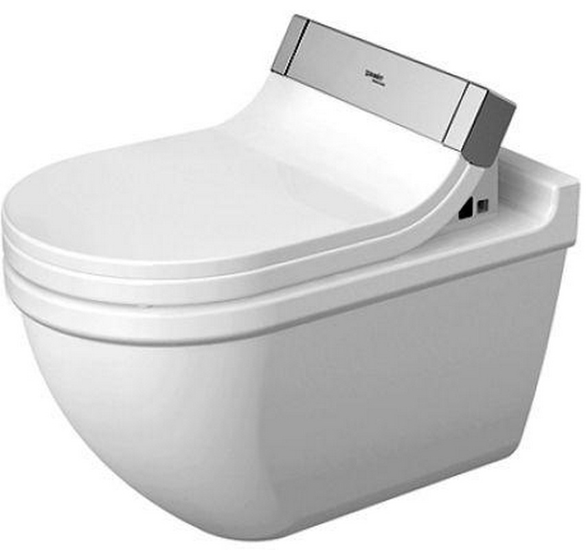 Унитаз подвесной, 370x620мм, (для скрытого монтажа, для сиденья-биде Sensowash арт.610001 00 2000300), Starck 3 ZZ