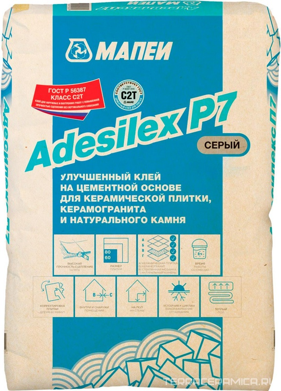 ADESILEX P7 GREY клеевая смесь (25 кг)