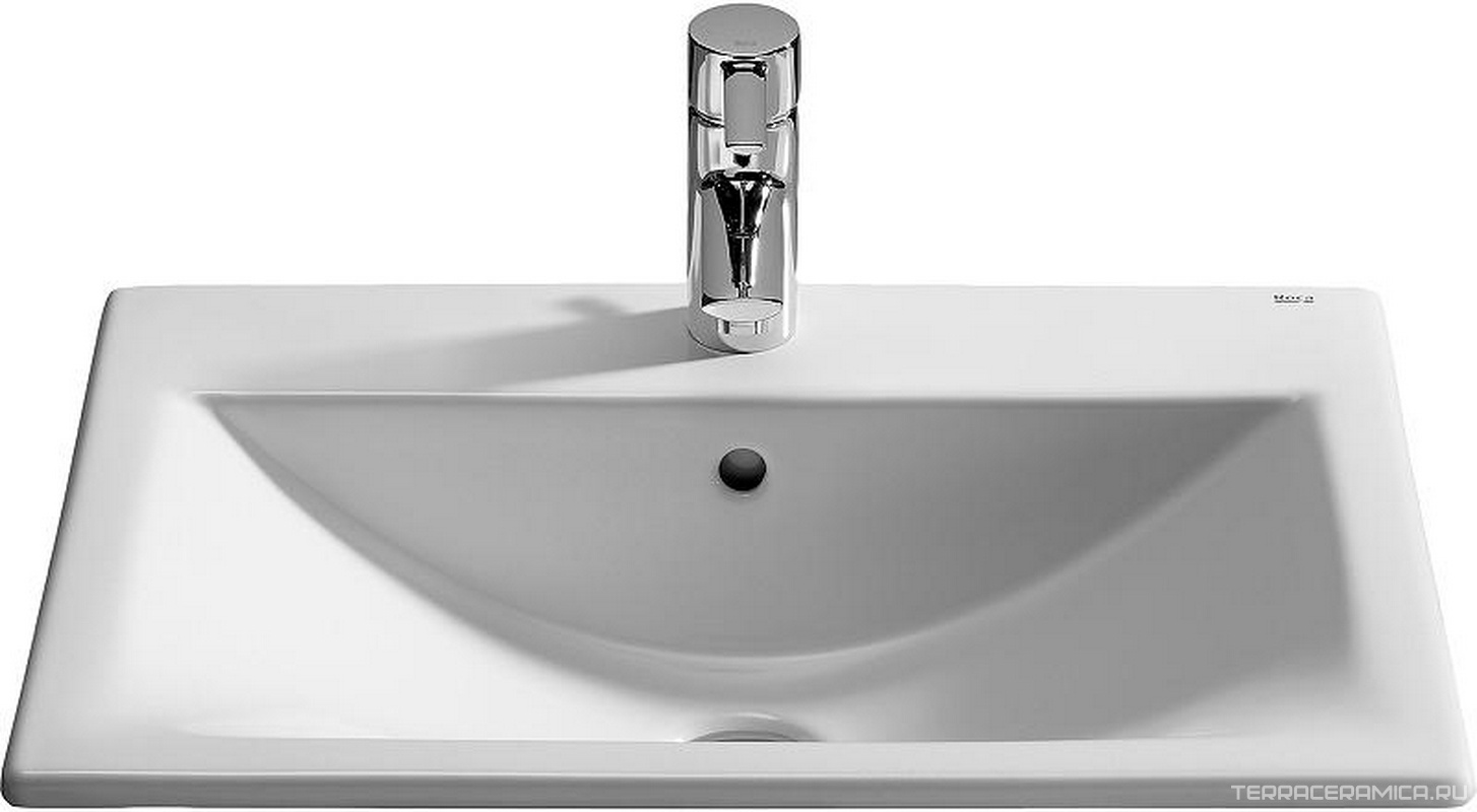 Раковина Diverta 550*425*170 мм встраиваемая сверху, белая KLZZ