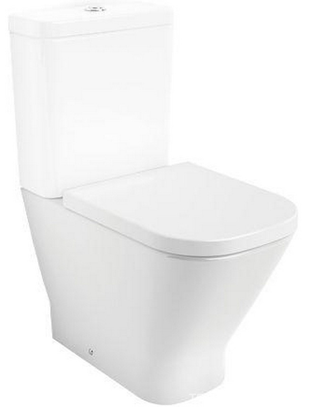 Бачок для напольного унитаза Gap Clean Rim, слив 4/2 л., нижн.подв., кнопка хром ZZ