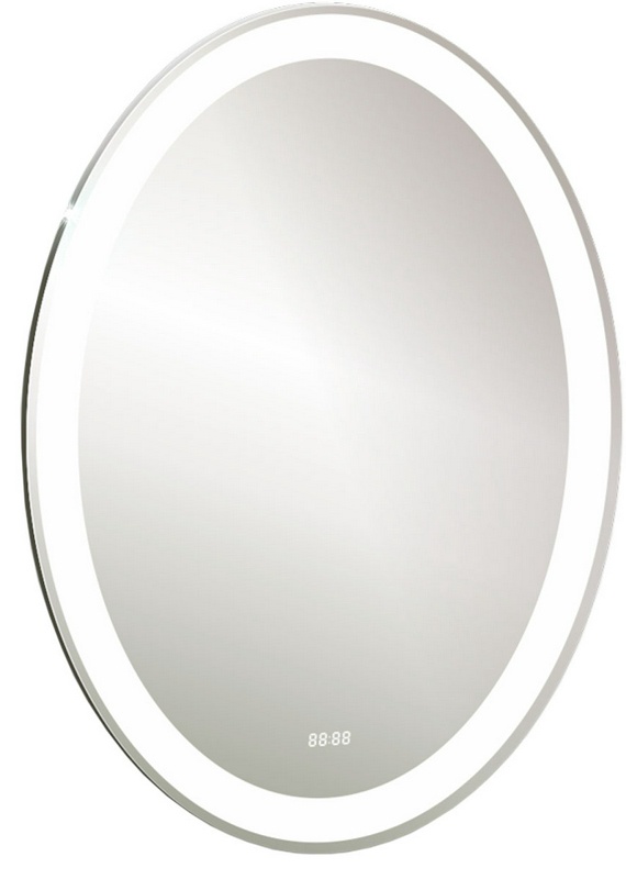 Зеркало 570*h770 мм, овальное, LED подстветка, подогрев, сенсорный выключатель, вертикальный монтаж