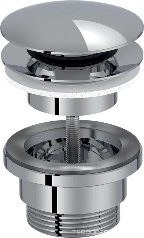 Донный клапан Click-Clack для раковины Jacob Delafon E30536-CP, хром глянец,  ZZ