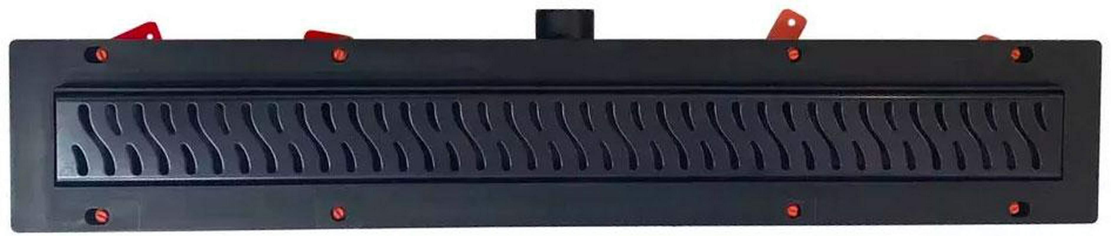 Водоотводящий желоб 950 мм Harmony Black, с решеткой, цв.черный ZZ