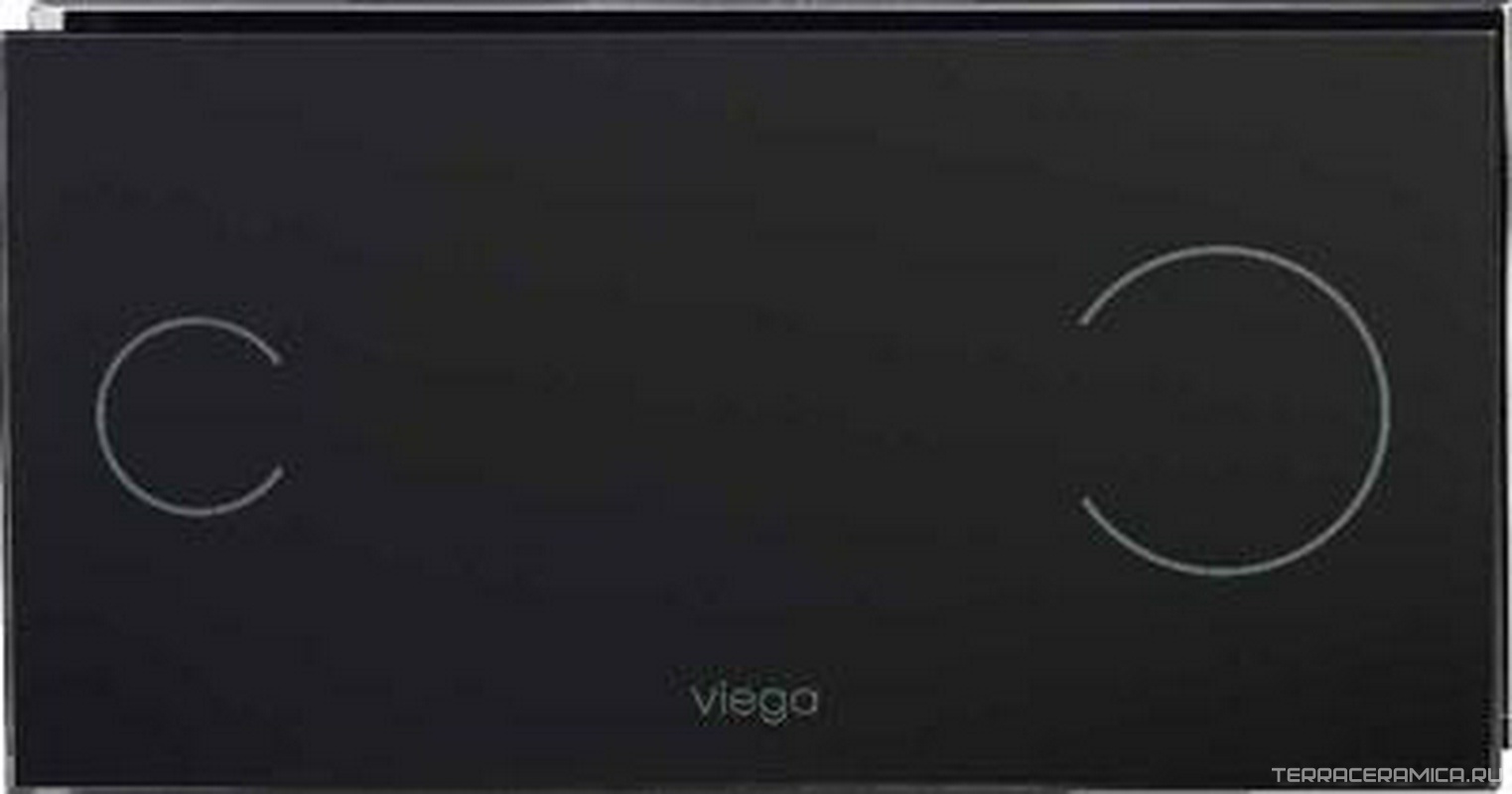 Клавиша Visign for More 100 Viega (8352,1) (стекло/черн.) Viega T5 597498