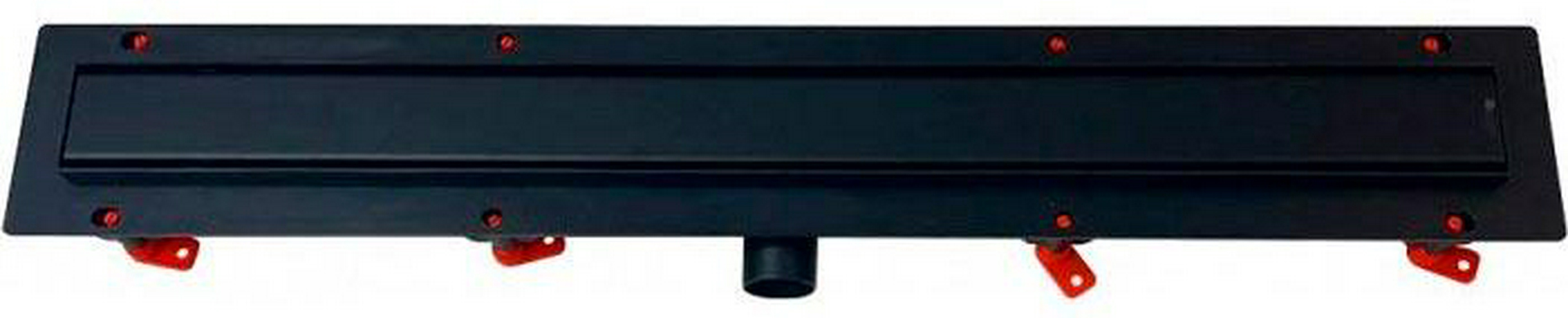 Водоотводящий желоб 750 мм Floor Black, с решеткой, цв.черный ZZ