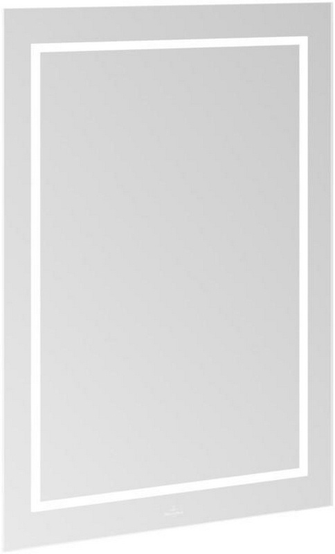 Зеркало 600хh750х45мм, с LED подсветкой, БЕЗ пульта ДУ арт.G9990200, (крепёж в компл.), Finion ZZ