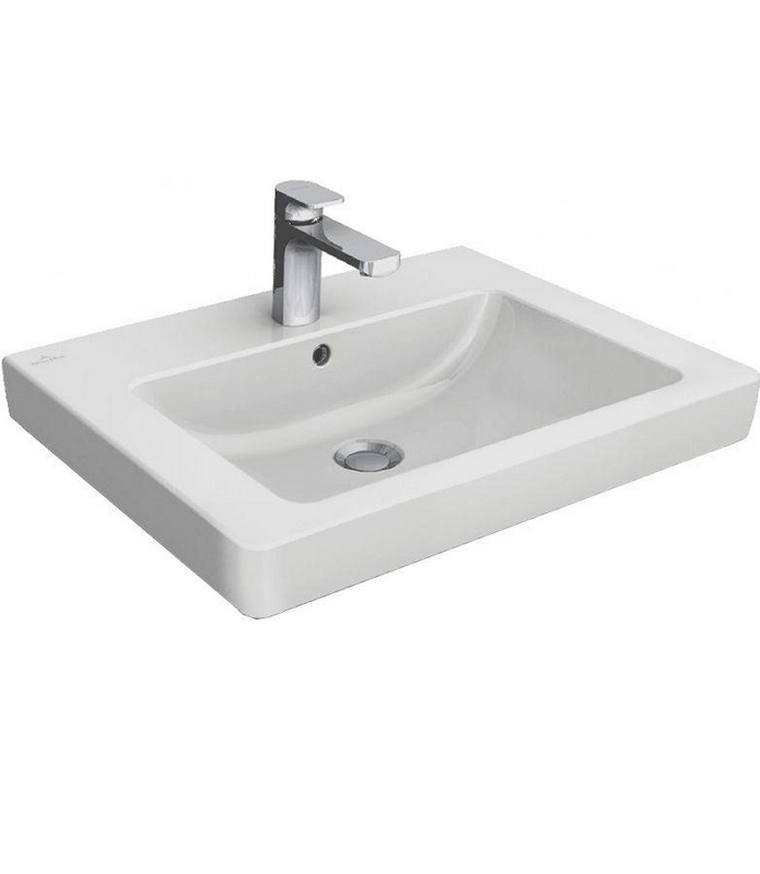 Раковина 650х470мм, с 1 отв.д/смесит., (установка на тумбу), (цв. 01 white) Subway 2.0 ZZ