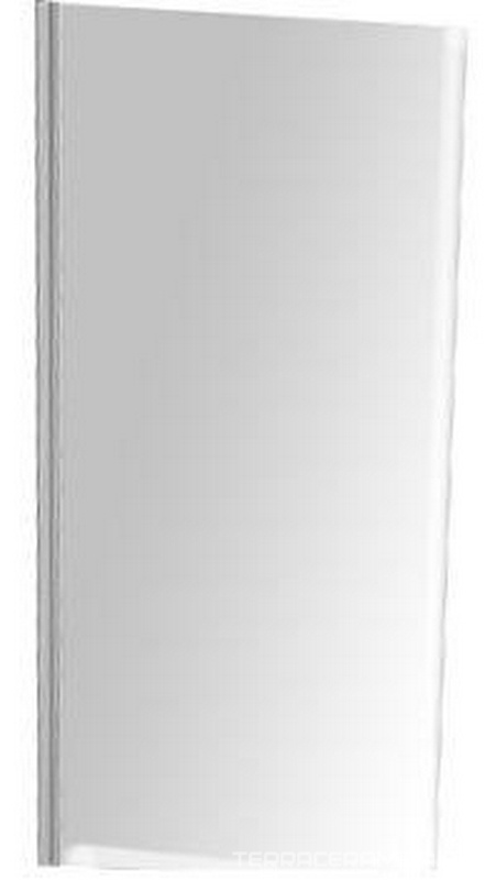 Шторка для ванны CVS1 - 80 L, одноэлементная, левая, профиль хром бестящий, стекло прозрачное ZZ