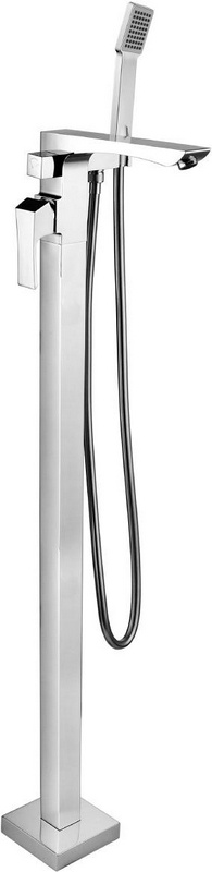 Смеситель напольный Lemark Unit LM4544C,для ванны с душем, 108 см высота излива, душ. гарнитур в компл., цв. хром глянец, ZZ