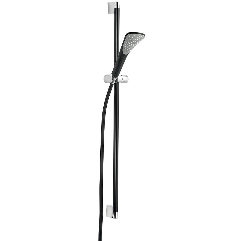 Душевой гарнитур Fizz 1s 900 мм (штанга, держатель, лейка, шланг), цв.черный
