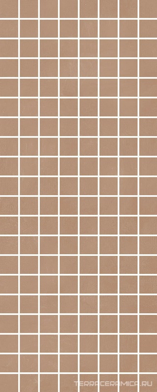 Декор Каннареджо мозаичный оранжевый матовый 20x50